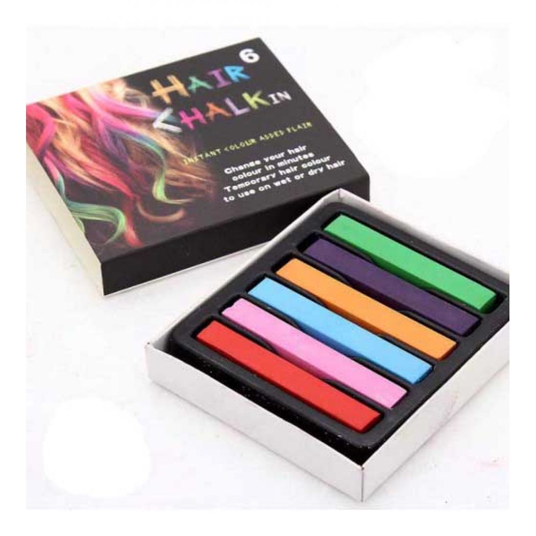 1 6 Temporary Hair Coloring Chalk in Pakistan